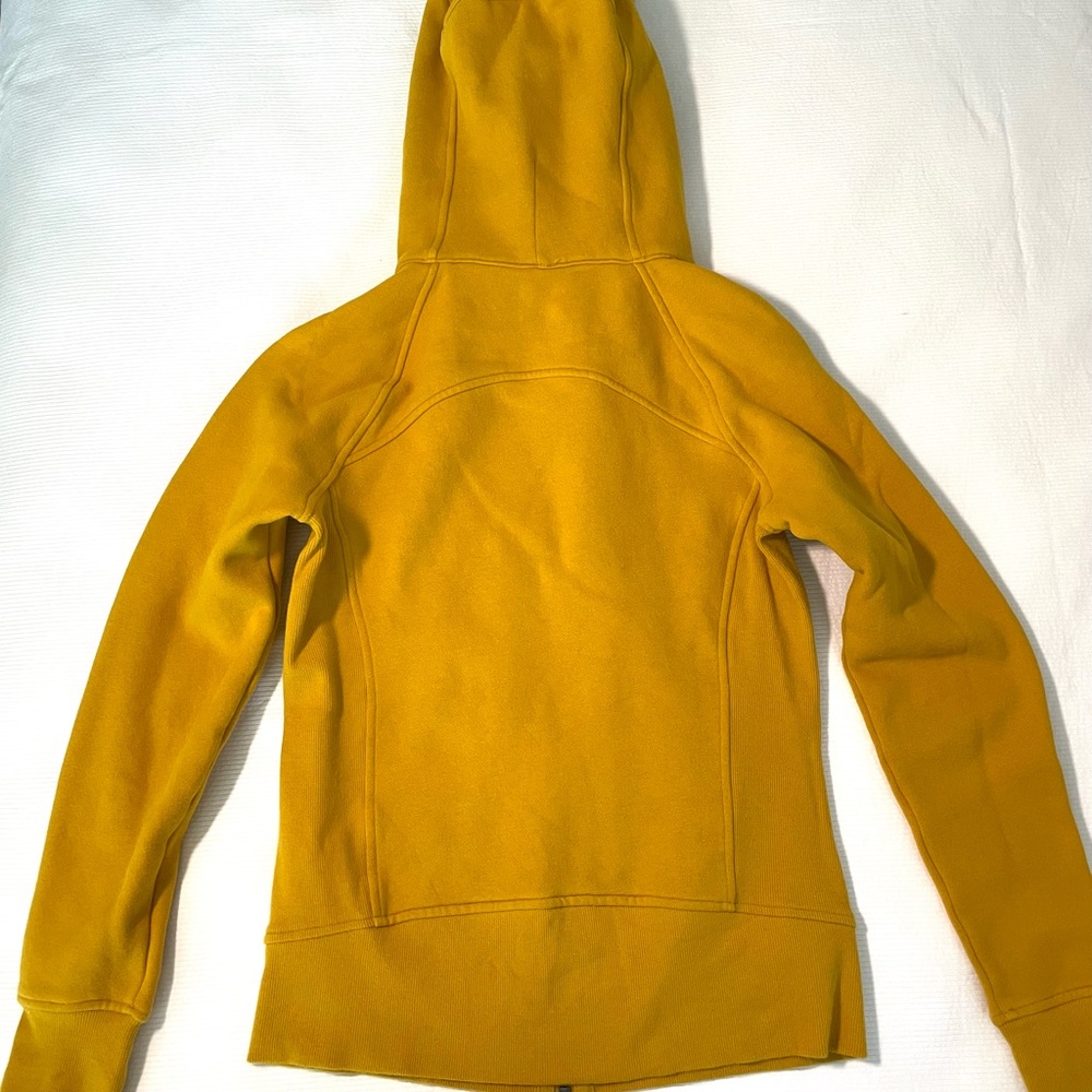 Lululemon gold full-zip hoodie, size 4, EUC - Picture 3 of 7